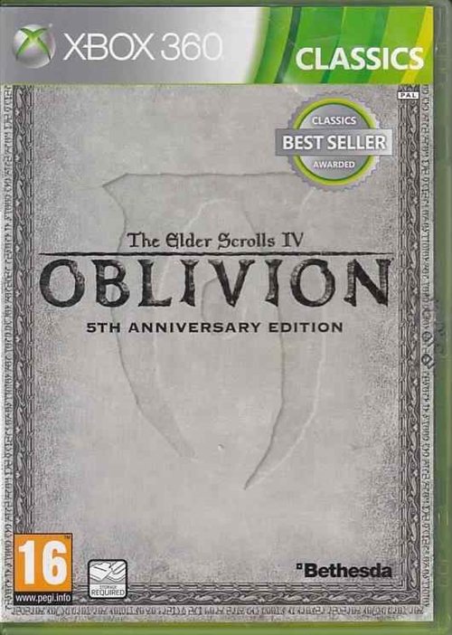 The Elder Scrolls IV Oblivion 5th Anniversary Edition - Classics - XBOX 360 (B Grade) (Genbrug)